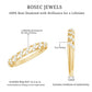 Elegant Round Shape Diamond Half Eternity Ring