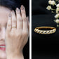Elegant Round Shape Diamond Half Eternity Ring