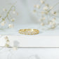 Elegant Round Shape Diamond Half Eternity Ring