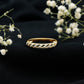 Elegant Round Shape Diamond Half Eternity Ring
