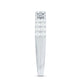Certified Natural Diamond Interlock Half Eternity Band Ring