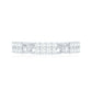 Certified Natural Diamond Interlock Half Eternity Band Ring
