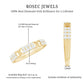 Certified Natural Diamond Interlock Half Eternity Band Ring
