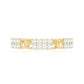 Certified Natural Diamond Interlock Half Eternity Band Ring