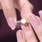 Cultured 2 Carat Freshwater Pearl Diamond Promise Ring with Celtic Knot