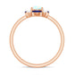 Natural Ethiopian Opal and Sapphire Designer Ring