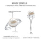 8 Carat Freshwater Pearl Solitaire Engagement Ring in Split Shank