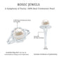 Split Shank Freshwater Pearl and Diamond Braided Statement Ring