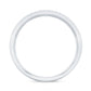 Natural Baguette Diamond Half Eternity Band With Certificate