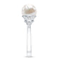 Cultured 7.4 Carat Freshwater Pearl Diamond Engagement Ring with Split Shank