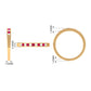 Minimal Ruby Diamond Ring in Channel Set
