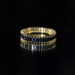 Baguette Cut Black Onyx Eternity Band Ring for Her