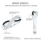 Certified Lab Grown Black and White Diamond Infinity Promise Band
