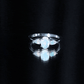 Natural Ethiopian Opal 3 Stone Engagement Ring With Certificate