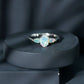 Natural Ethiopian Opal 3 Stone Engagement Ring With Certificate