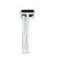Emerald Cut Created Black Diamond Ring Set with Diamond