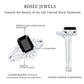 Created Black Diamond Engagement Ring Set with Diamond
