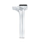 Emerald Cut Black Onyx Engagement Ring with Diamond Wedding Band
