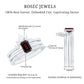 0.7 Carat Natural Emerald Cut Garnet Diamond 3 Piece Wedding Ring Set