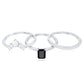 Emerald Cut Black Onyx and Diamond Trio Wedding Ring Set