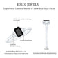 Emerald Cut Black Onyx Engagement Ring with Diamonds