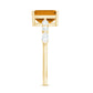 Certified Real Citrine Emerald Cut Engagement Ring with Diamond