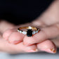 Certified 1.6 Carat Lab Grown Black Diamond Emerald Cut Engagement Ring with Side Stones