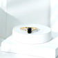 Certified 1.6 Carat Lab Grown Black Diamond Emerald Cut Engagement Ring with White Diamond Split Shank