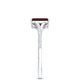 Certified Natural Garnet Emerald Cut Engagement Ring with Diamond Split Shank