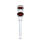Certified Real Garnet Diamond Half Eternity Ring for Anniversary