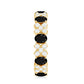 Certified Real Black Spinel Eternity Ring with Moissanite