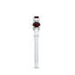 Natural Garnet Diamond Half Eternity Ring