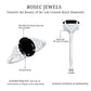 1.9 Carat Lab Grown Black Diamond Oval Engagement Ring with White Diamond