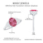 Classic Pink Tourmaline Solitaire Ring with Diamond