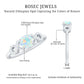 Certified Real Ethiopian Rainbow Opal Diamond Engagement Ring with Criss Cross Shank