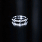 Real Aquamarine and Diamond Half Eternity Ring