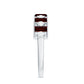 Classic Garnet Baguette Eternity Wedding Band with Diamond