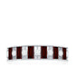 Classic Garnet Baguette Eternity Wedding Band with Diamond