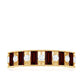 Classic Garnet Baguette Eternity Wedding Band with Diamond
