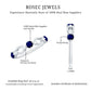 Natural Blue Sapphire Promise Ring with Diamond