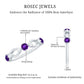 Natural Amethyst Diamond Promise Ring for Women