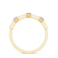Certified Real Tanzanite Diamond Half Eternity Ring