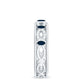 Natural Blue Sapphire Infinity Wedding Band with Diamond