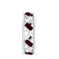 Certified Real Garnet Diamond Wide Eternity Band