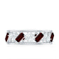 Certified Real Garnet Diamond Wide Eternity Band