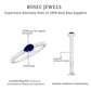 Real Pear Shape Blue Sapphire Promise Ring with Diamond