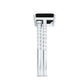 Emerald Cut Created Black Diamond Engagement Ring Set with Diamond