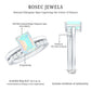 2 Carat Emerald Cut Ethiopian Opal Solitaire Ring Set with Diamond Enhancer
