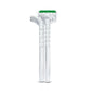 Genuine 0.6 Carat Emerald Cut Emerald Diamond Bridal Ring Set of 2