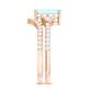 2 Carat Emerald Cut Ethiopian Opal Bridal Ring Set with Diamond Band